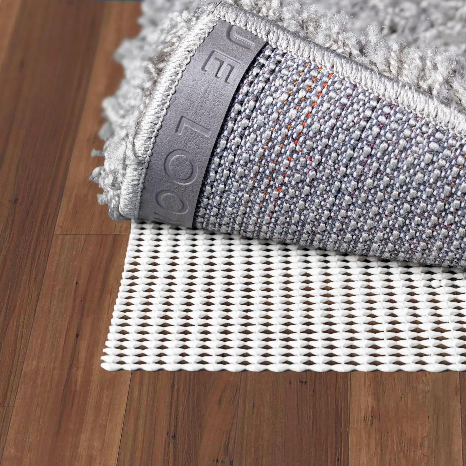2' x 6' 1 Non-Slip Runner Area Rug Pad Floor Protection Pad for Under Rugs & Carpet - RECTANGLE RUNNER