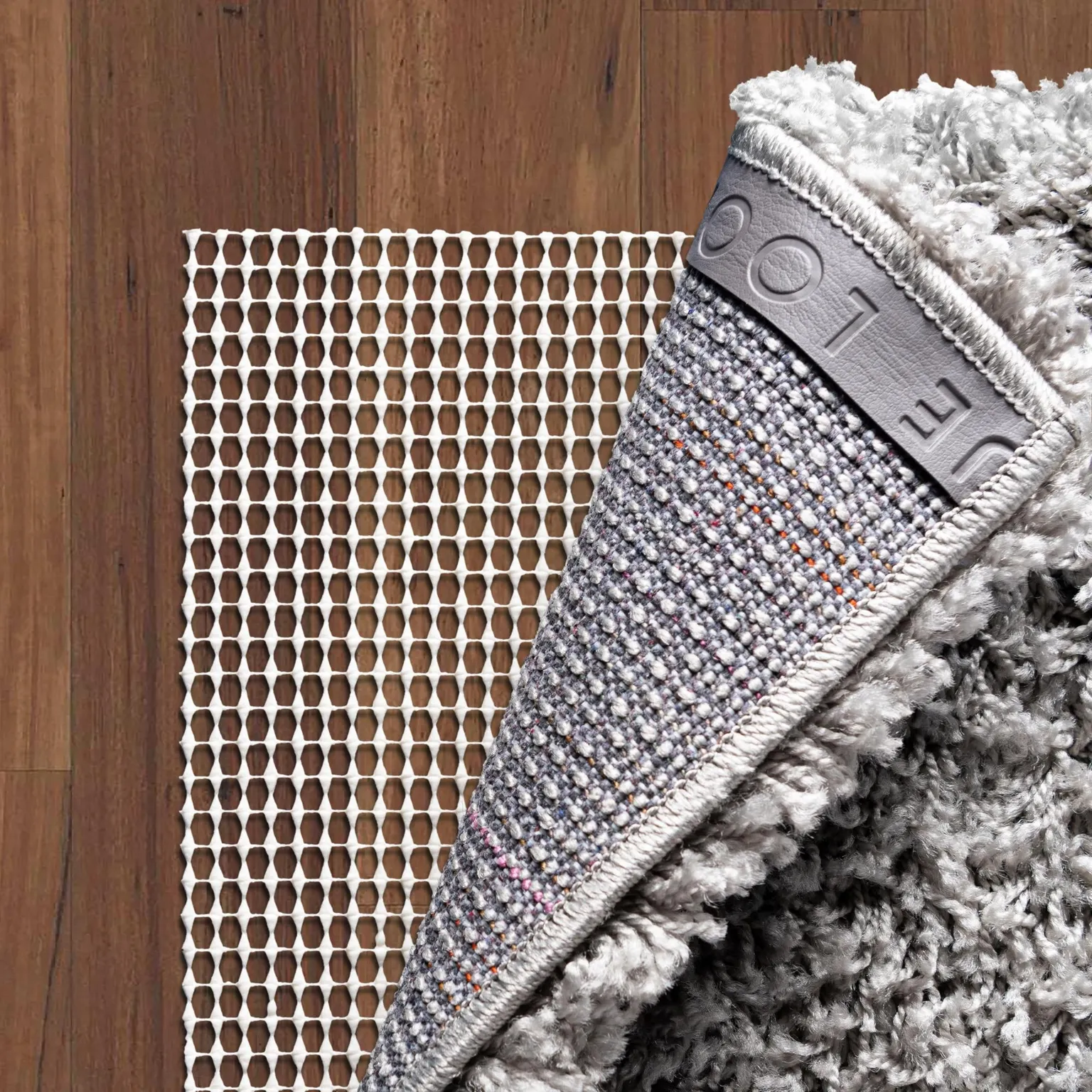 2' x 7' 10 Non-Slip Runner Area Rug Pad Floor Protection Pad for Under Rugs & Carpet - RECTANGLE RUNNER