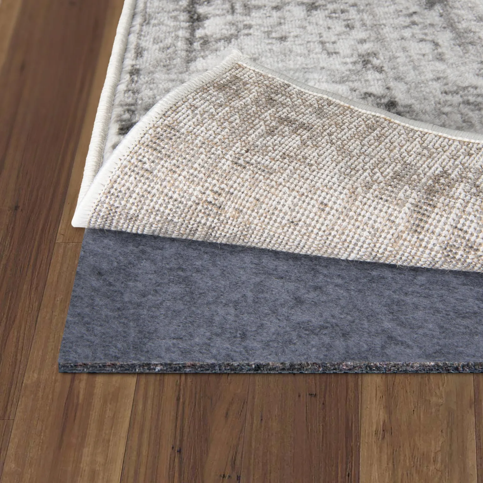 3' x 5' 1 Luxe Oval Area Rug Pad Floor Protection Pad for Under Rugs & Carpet - OVAL SHAPE Sound Dampening Underlayment Cushion