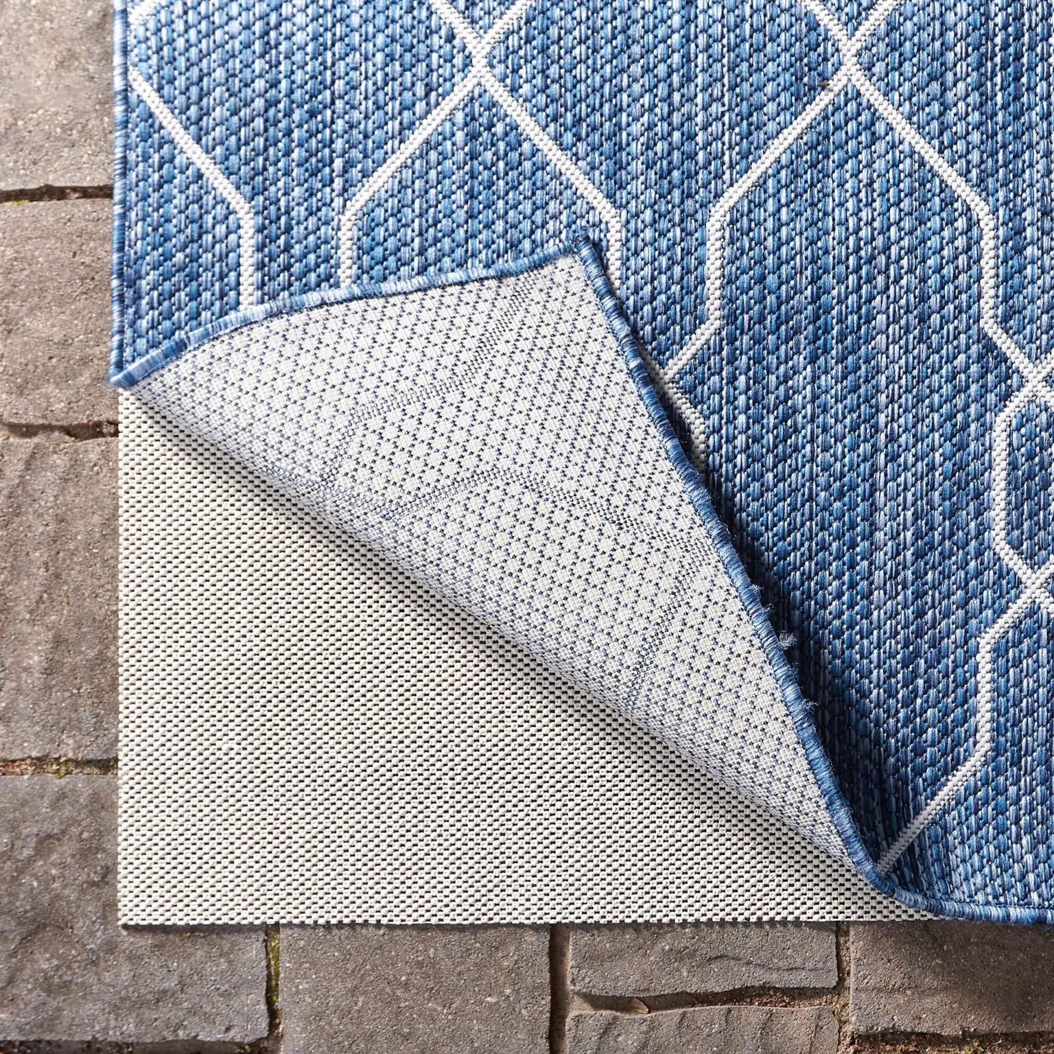 6' x 6' Eco Square Area Rug Pad Floor Protection Pad for Under Rugs & Carpet Non-Slip Durable Rubber Underlayment - SQUARE SHAPE
