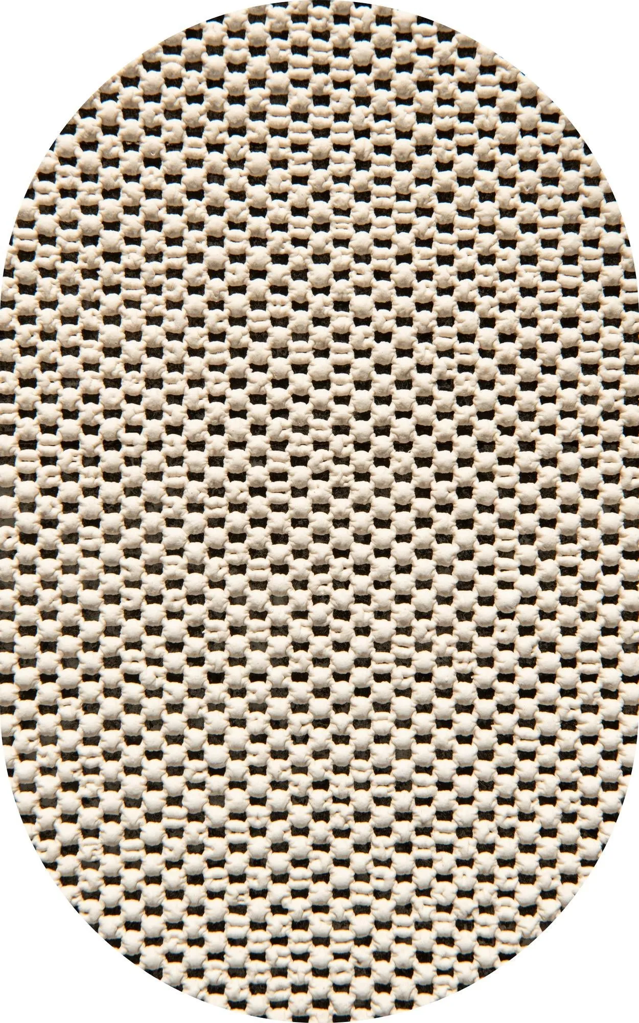 5' x 8' Eco Oval Area Rug Pad Floor Protection Pad for Under Rugs & Carpet Non-Slip Durable Rubber Underlayment - OVAL SHAPE